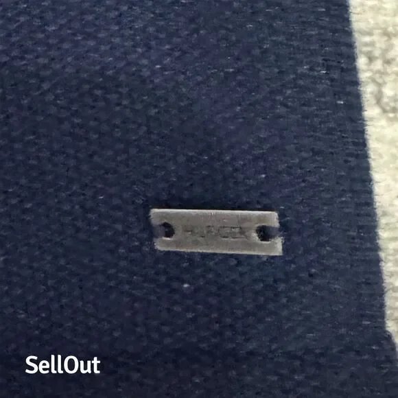 Tommy Hilfiger Women's Navy Blazer M White Trim Business Jacket - Picture 4 of 7